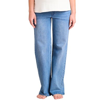 Jean large de grossesse avec bandeau seamless ENVIE DE FRAISE