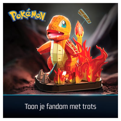 4D Build SALAMECHE Pokemon SPINMASTER