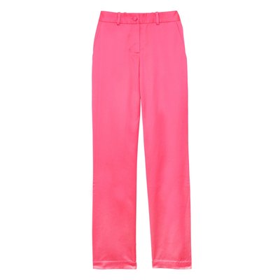 Pantalon Francisco satin rose INES DE LA FRESSANGE PARIS