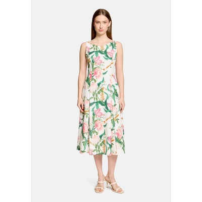 Robe à fleurs à plis creux VERA MONT