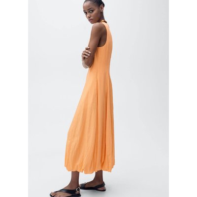 Robe midi manches bouffantes MANGO