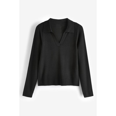 Pull mérino haut de gamme avec col polo NEXT