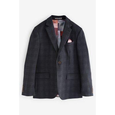 Veste de costume slim aux carreaux NEXT