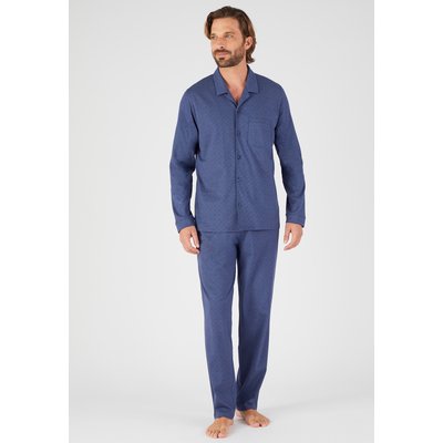Pyjama boutonné maille jersey pur coton peigné DAMART