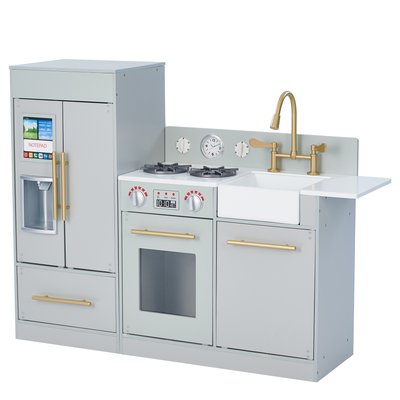 Cuisine Enfant Bois LITTLE CHEF TEAMSON KIDS