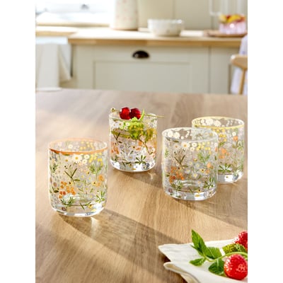 Verre à fleurs maisie, lot de 4 NEXT