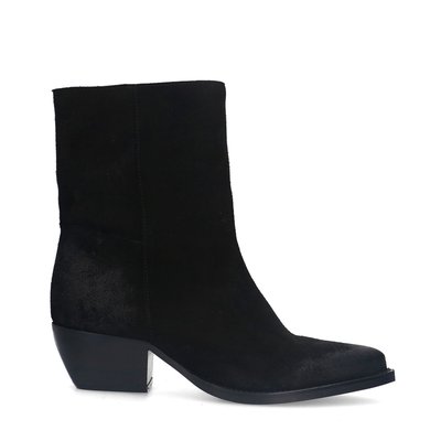 Bottines en daim à talon SACHA