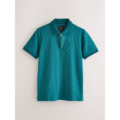 Polo habillé à motif jacquard NEXT
