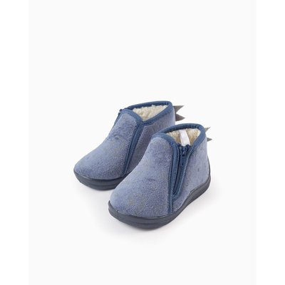 Slippers_FOOTWEAR velours, avec fermeture éclair DINO UNIVERSITY ZIPPY