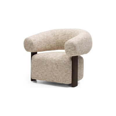 Fauteuil lounge collection MONIQUE arrondi RECOLLECTION