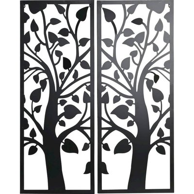 Décoration murale arbre métal  style shabby chic RECOLLECTION