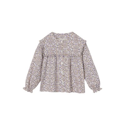Chemise Fille Volant Encolure VOYAGE VERTBAUDET