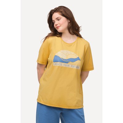 T-shirt Sundown en coton bio. Col rond et ULLA POPKEN