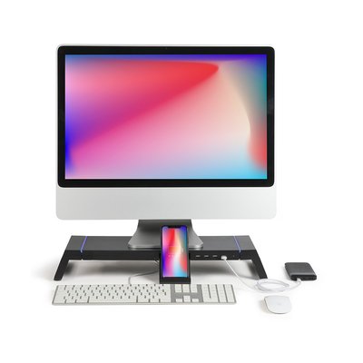 Rehausseur d'ordinateur avec hub LIVOO
