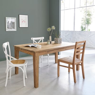 Table extensible en teck recyclé 12 pers.  CARGO BERAH GETAH
