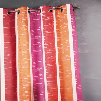 Rideau en jacquard design à rayures verticales HOME MAISON