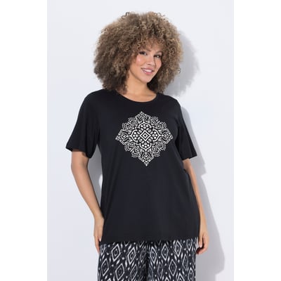 T-shirt en modal mélangé avec imprimé ULLA POPKEN