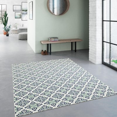 Tapis extérieur tissé kilim rectangle CASADA 7 UN AMOUR DE TAPIS