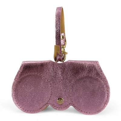 Etui à lunettes en cuir grainé PEANUT OH MY BAG