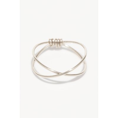Bague croisée Essentiel - Argent YAY PARIS