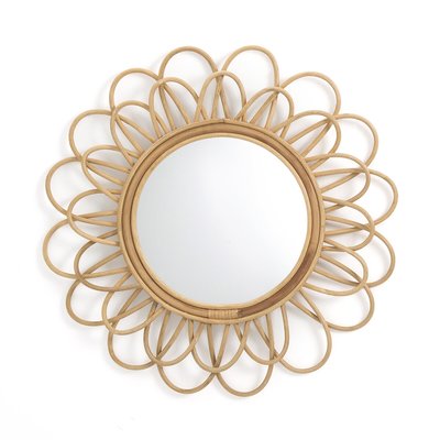 Miroir rotin forme fleur double Ø60 cm, Nogu LA REDOUTE INTERIEURS