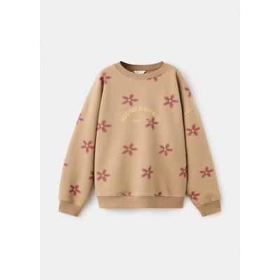 Sweat à fleurs détail imprimé MANGO KIDS