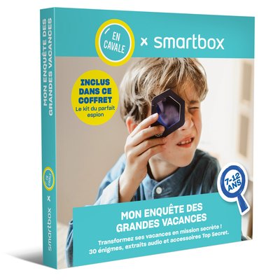 1 enquête pour les grandes vacances- SMARTBOX - Coffret Cadeau Multi-thèmes SMARTBOX