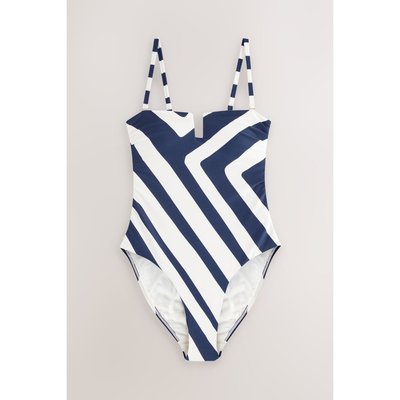Maillot de bain bandeau effet ventre plat NEXT