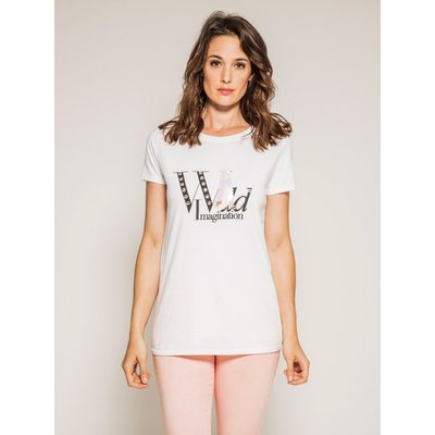 T-shirt Col Rond Message Forty DONA LISA