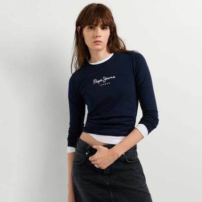T-Shirt Coupe Slim À Manches Longues PEPE JEANS