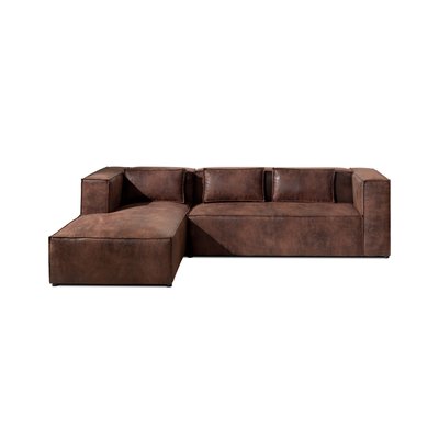 Canapé d'Angle gauche en Microfibre 4 places - STELLA LISA DESIGN