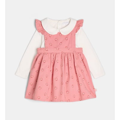 Ensemble telina robe t-shirt à fleurs en coton bio CADET ROUSSELLE