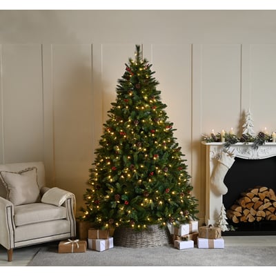 180cm Ben Nevis Pine Christmas Tree with LED Lights SO'HOME
