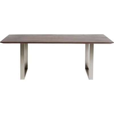 Table Symphony 160x80cm noyer chrome KARE DESIGN