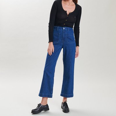 Jeans large taille haute SAMUEL LABDIP