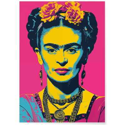 Affiche Frida Kahlo Pop Art L'AFFICHERIE