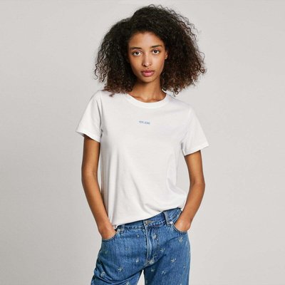 T-Shirt Coupe Slim Avec Logo PEPE JEANS