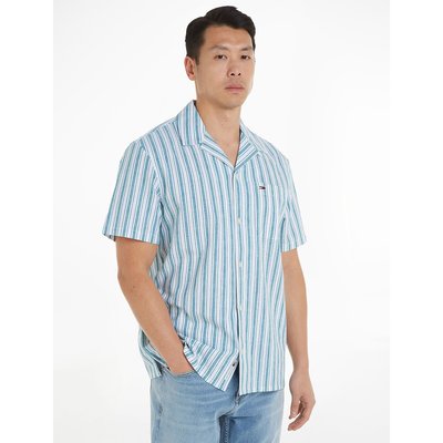 Camisa em linho, às riscas TOMMY JEANS
