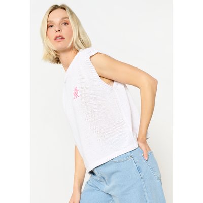 T-shirt en maille sans manches LOLALIZA