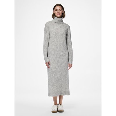 Robe pull maxi, col montant PIECES