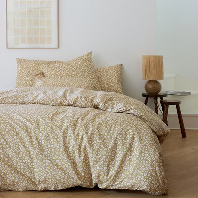 Housse de couette enfant imprimée en percale de coton, Made in France, LÉOPARD A DEMAIN