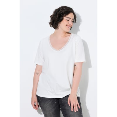 T-shirt avec dentelle ULLA POPKEN