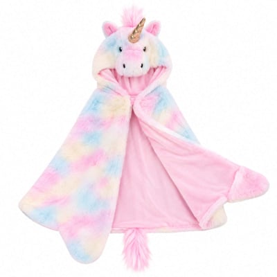 Déguisement enfant cape licorne arc en ciel super douce GREAT PRETENDERS