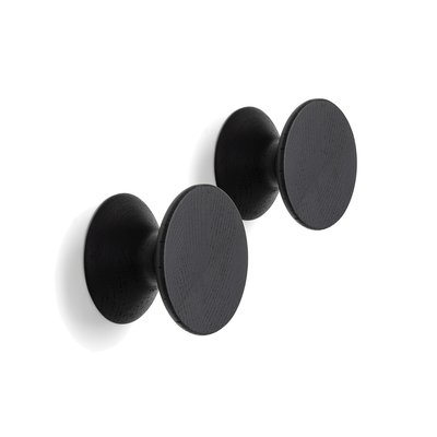 Set van 2 kleerhangers in massief eik ø 8 cm, Arame AM.PM
