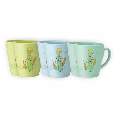 Set de 6 grands mugs LE PETIT PRINCE PETIT JOUR