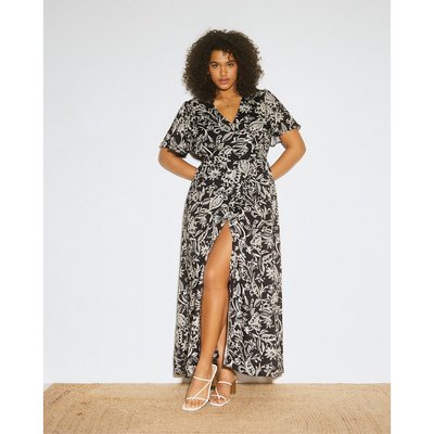 Robe portefeuille cache coeur hot sale