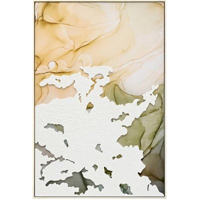 Tableau abstrait   relief effet brillant décor mural RECOLLECTION