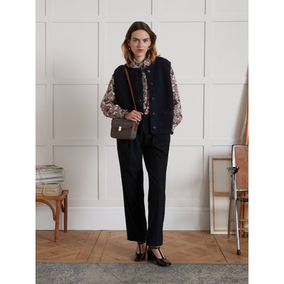 Gilet sans manches maille bouclette CYRILLUS