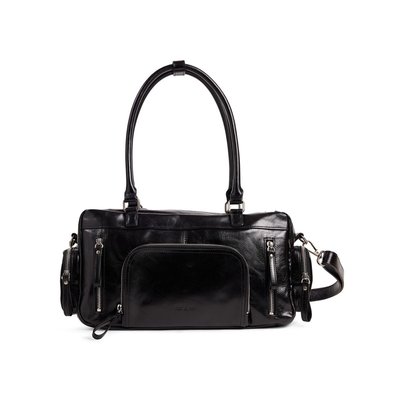 Sac à main en cuir lisse avec bandoulière MACY POCKET NAT & NIN