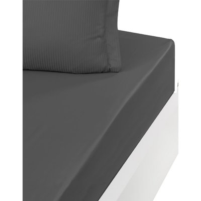 Drap housse uni satin de coton bonnet 40 cm VERSAILLES PLUS SENSEI MAISON